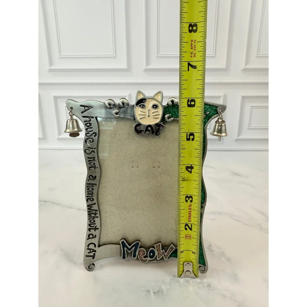 CAT Picture Frame with Bells 